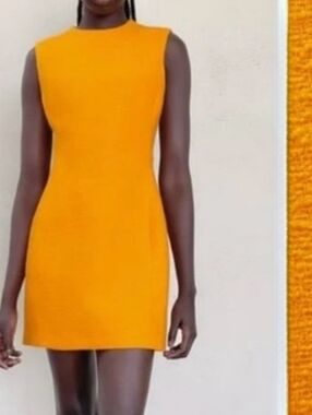 Zara | Dresses | Zara Brown Satin Mini Dress | Poshmark